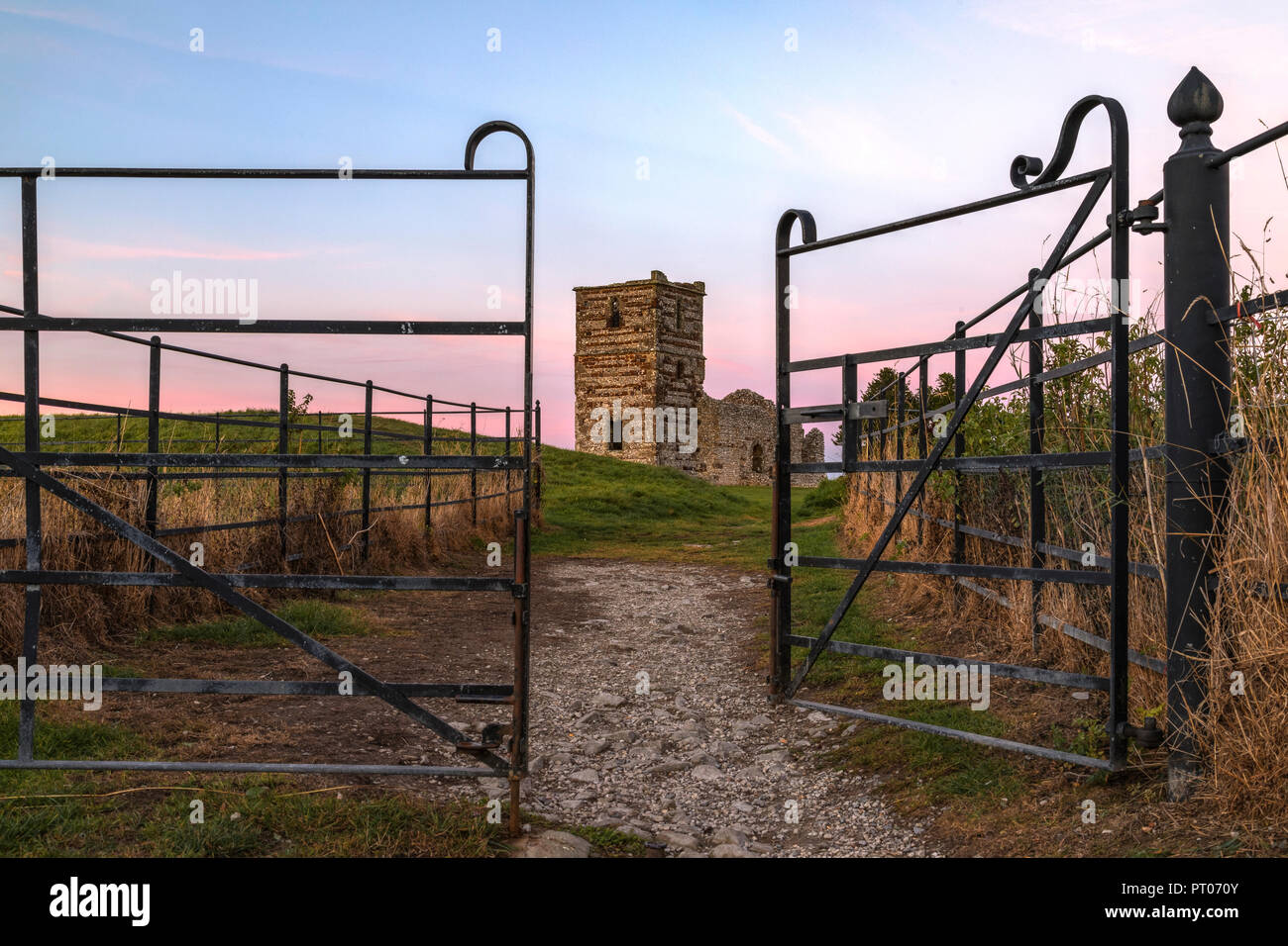 Knowlton Church, Woodlands, Dorset, England, UK Stock Photo