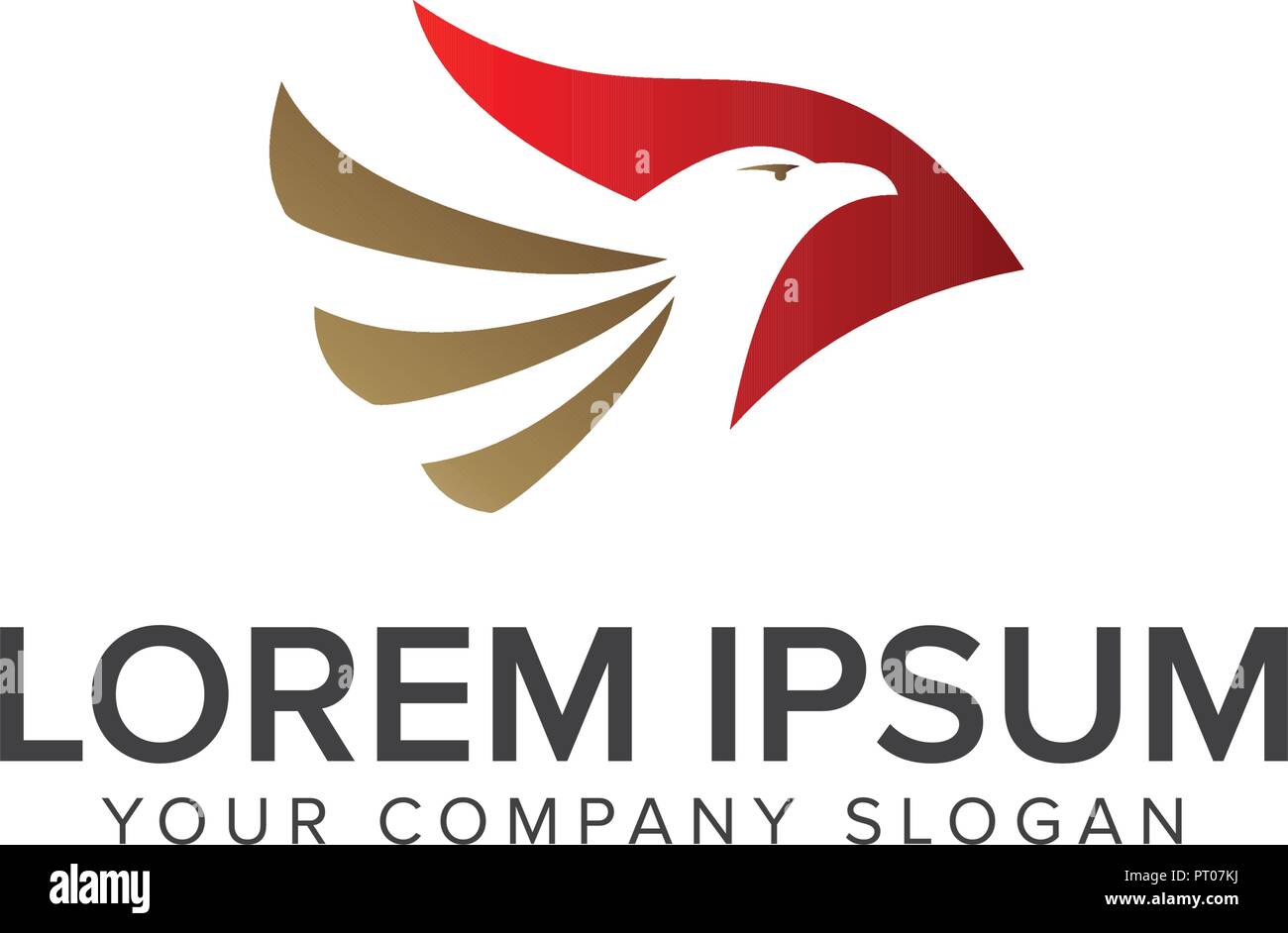 luxury bird logo design concept template Stock Vector Image & Art - Alamy