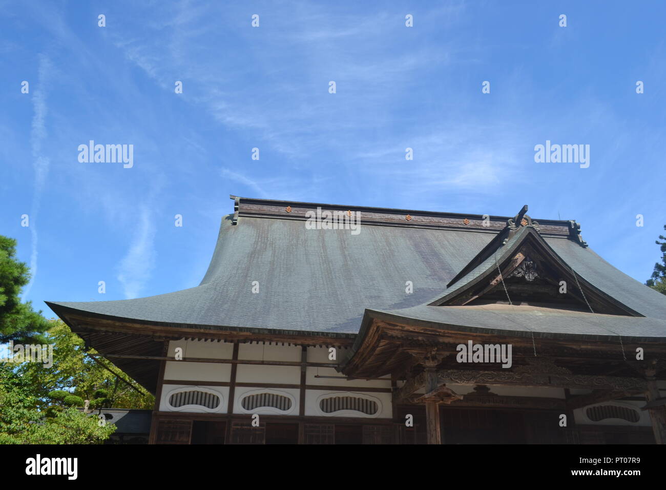Chuson-ji Temple in Japan Stock Photo