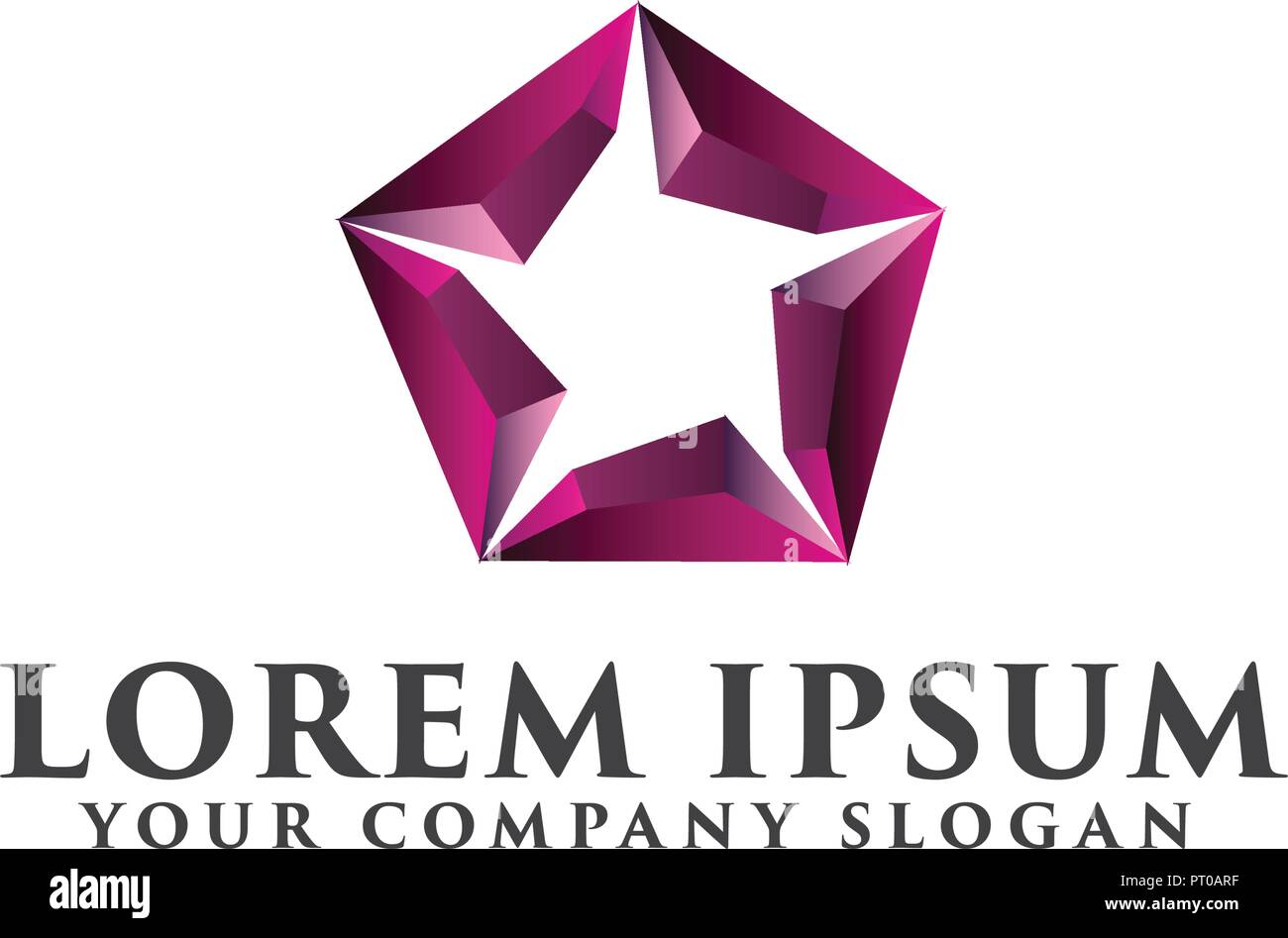 Star icon digital blue Stock Vector Images Alamy