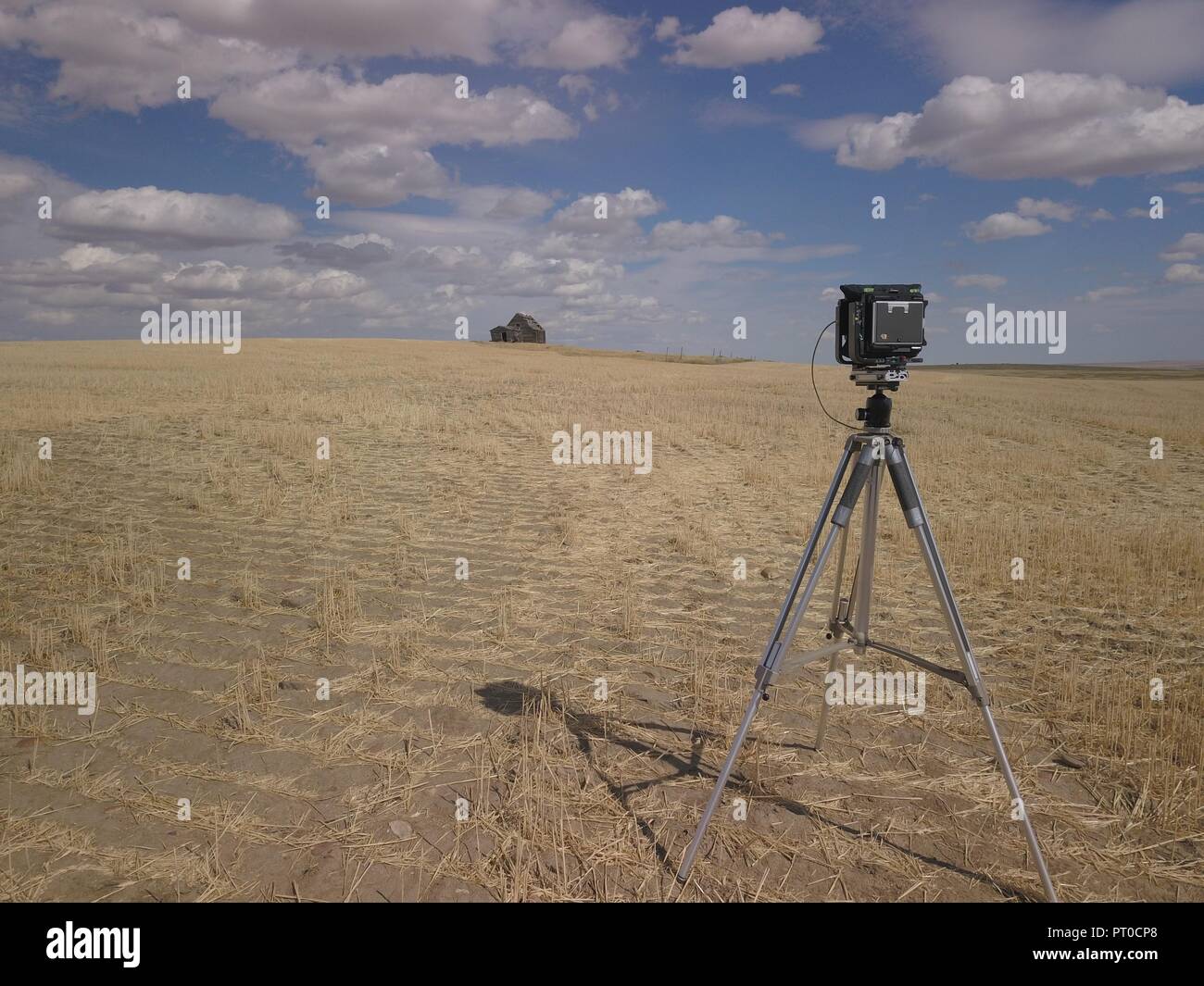 Large Format Film Photography, Saskatchewan Landscape, Brian Martin RMSF Stock Photo