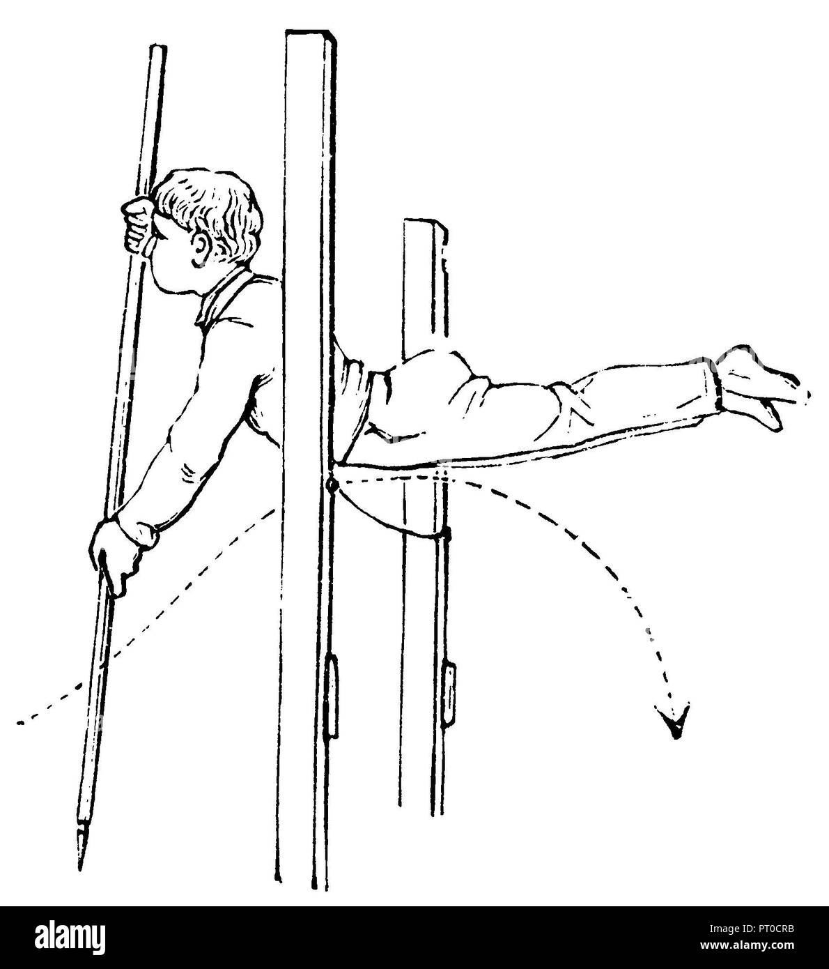 Pole vault Black and White Stock Photos & Images Alamy