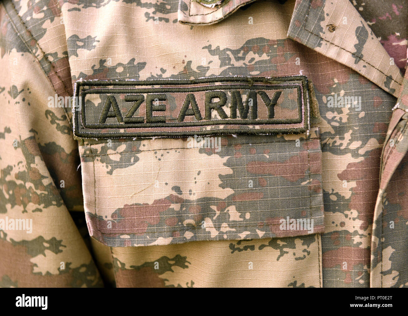 Azerbaijan military uniform. Azerbaijan Army Stock Photo - Alamy