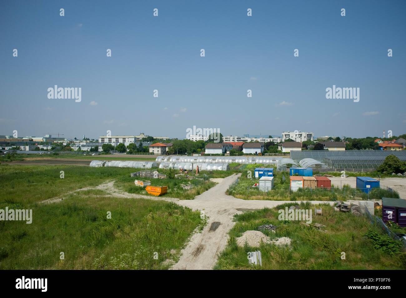 Wien, Stadlau, Stadtrand Stock Photo