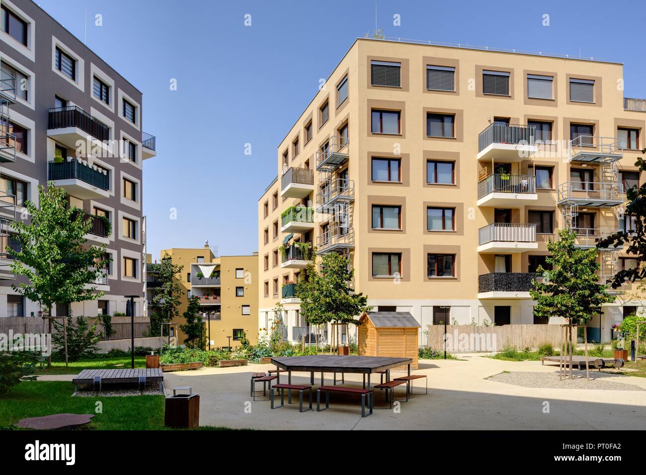 Wien, Stadtentwicklungsbeiet Seestadt Aspern - Vienna, City Development  Area Seestadt Aspern Stock Photo - Alamy