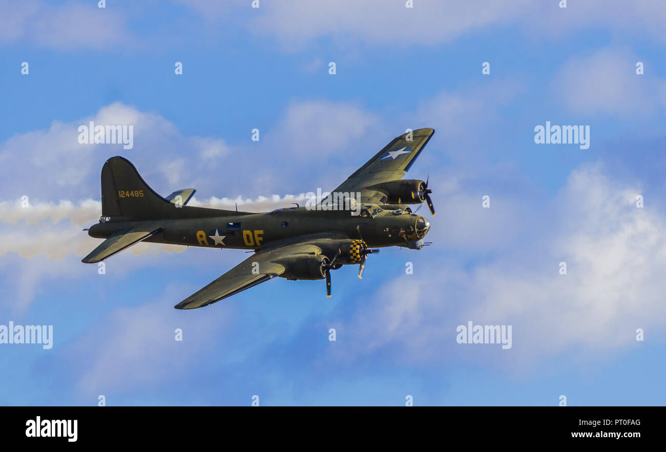 B17 Flying Fortress Stock Photo
