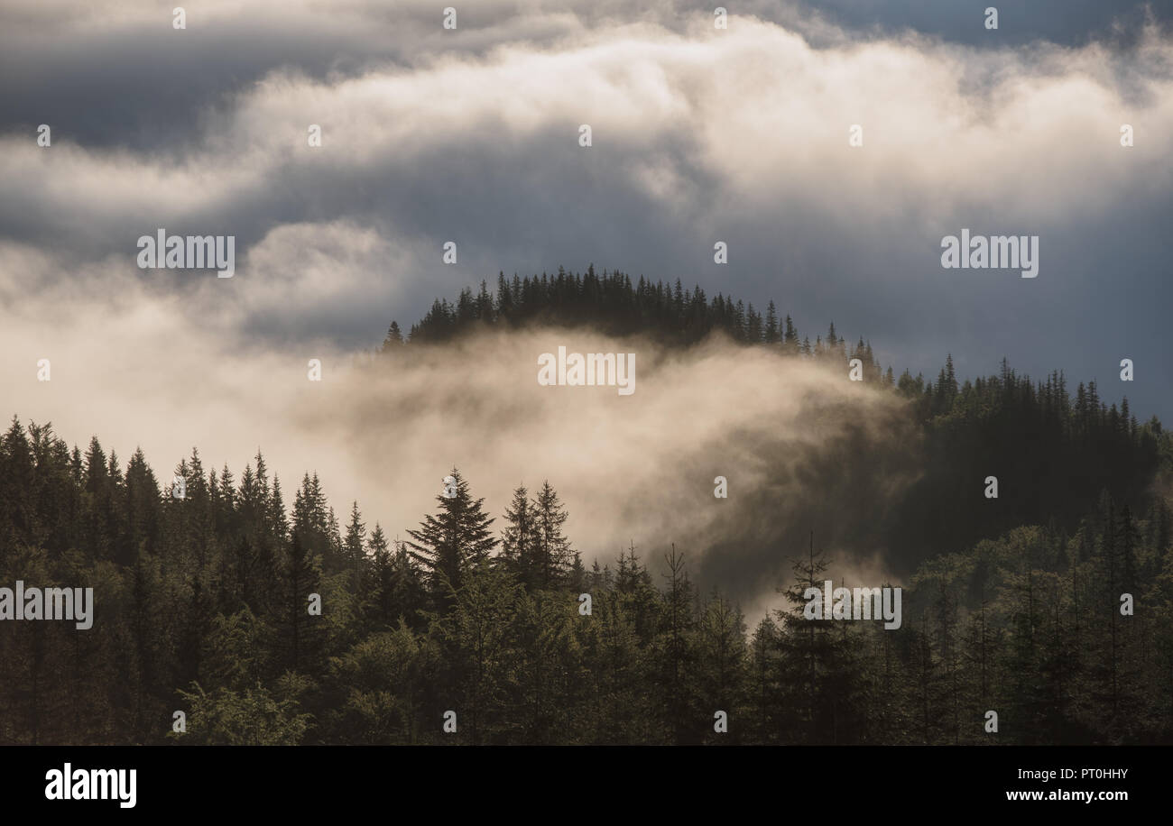 Fog covered hills hi-res stock photography and images - Alamy