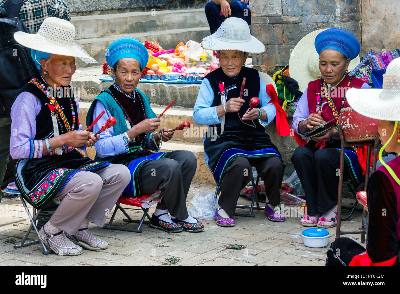 Minotities festival in Dali - Yunnan, China Stock Photo