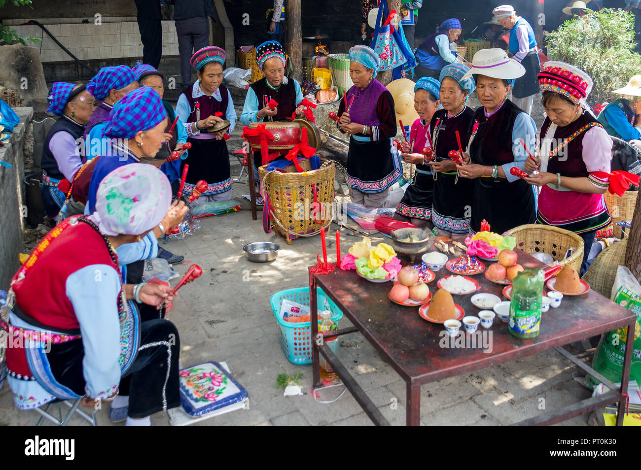 Minotities festival in Dali - Yunnan, China Stock Photo