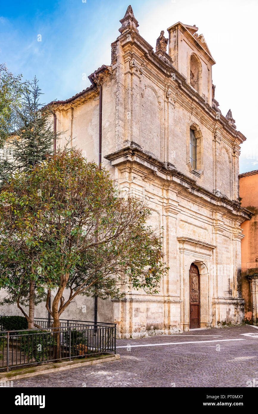 Italy, Calabria, Mesoraca,(KR),Chiesa del Ritiro Stock Photo
