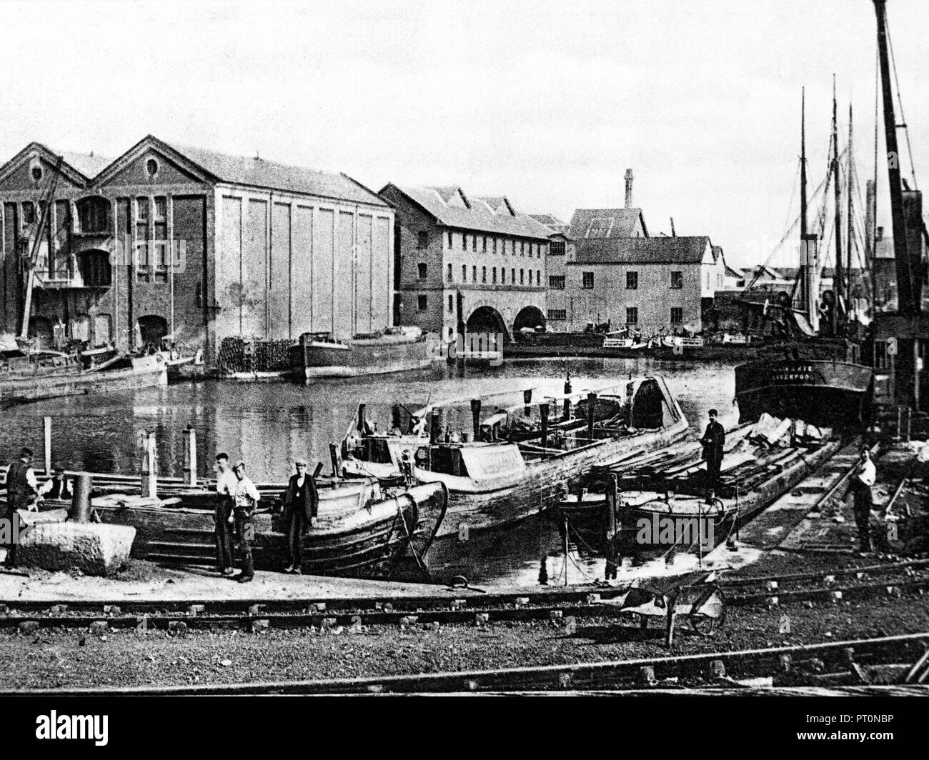 Ellesmere Port early 1900’s Stock Photo