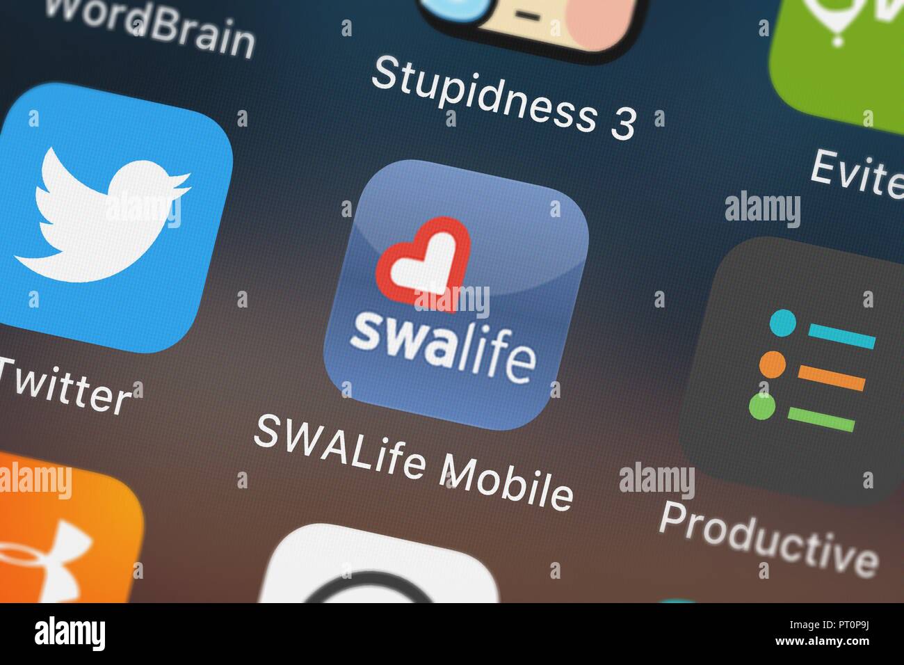 London, United Kingdom October 05, 2018 Screenshot of the mobile app