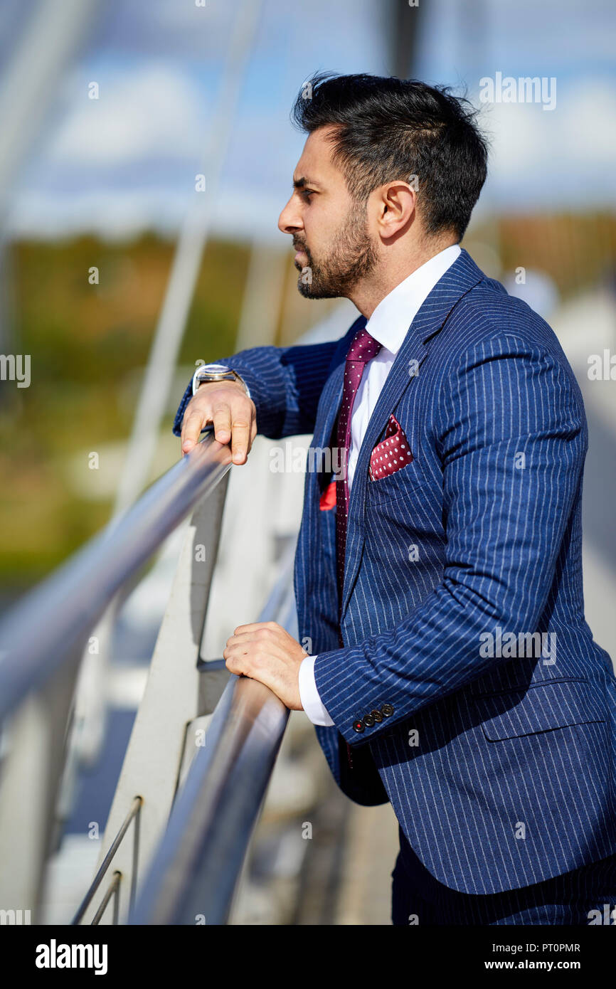 Stressed out businessman Stock Photo