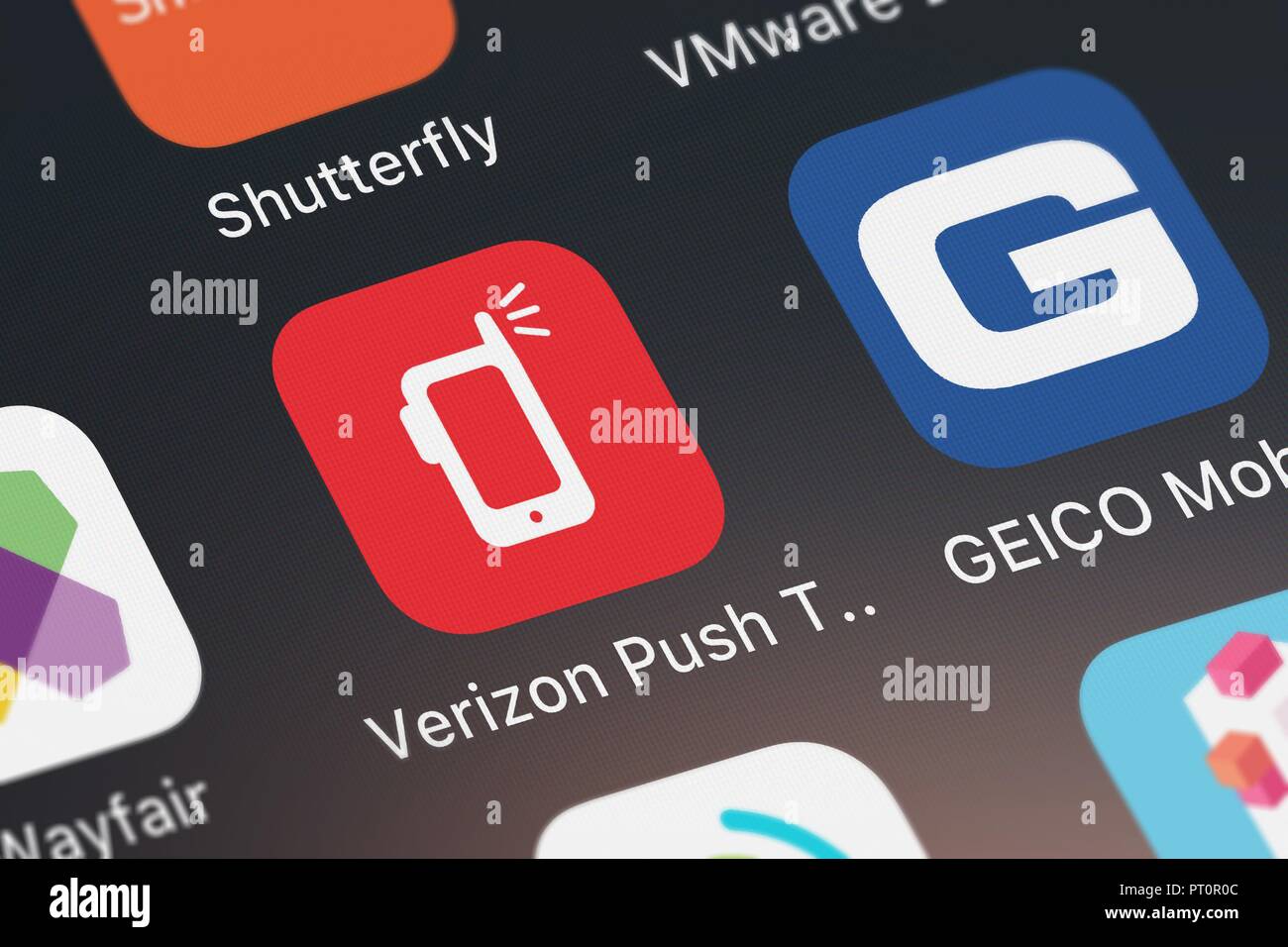 Verizon push to talk plus hires stock photography and images Alamy