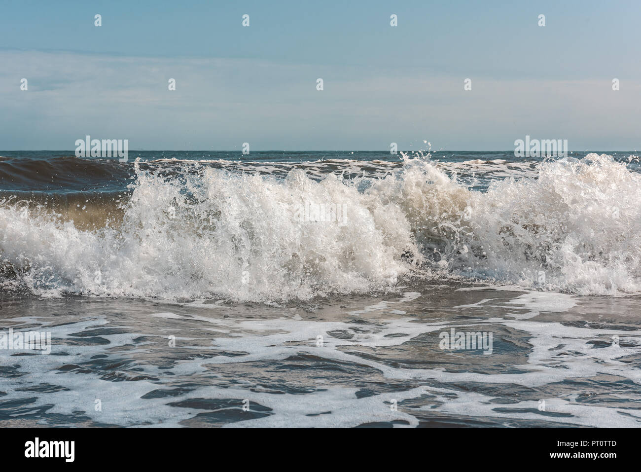 Powerful sea waves splash, beautiful natural background Stock Photo - Alamy