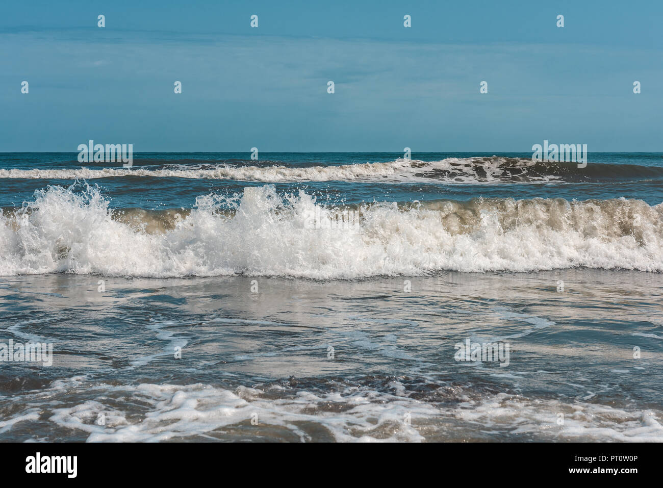 Powerful sea waves splash, beautiful natural background Stock Photo - Alamy