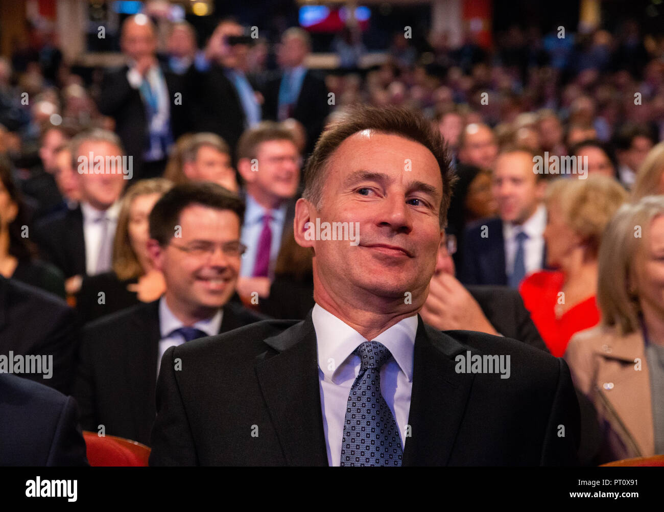 Secretary of State for Foreign and Commonwealth Affairs, Jeremy Hunt at The Consevative Party Conference Stock Photo