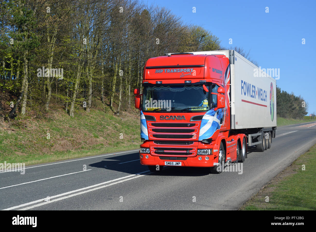 Scania T580 truck Stock Photo