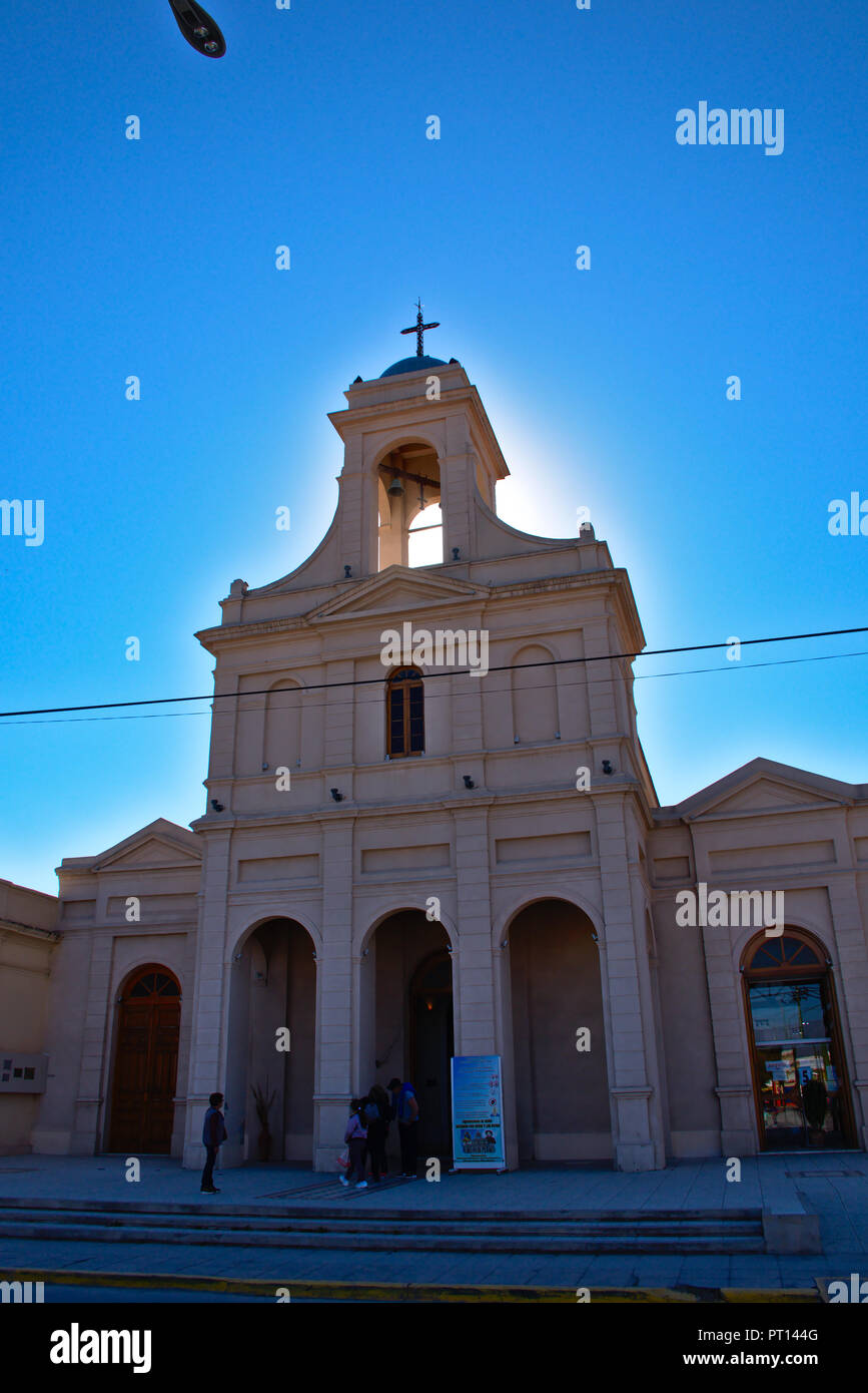 Santuario Nuestra Senora Del Transito  church in Cura Brochero, close to Mina Clavero - Córdoba province - Argentina Stock Photo