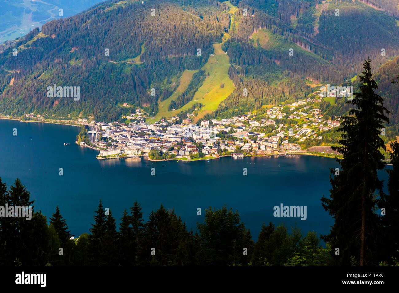 Austria, Salzburg State, Zell am See, Zell lake Stock Photo