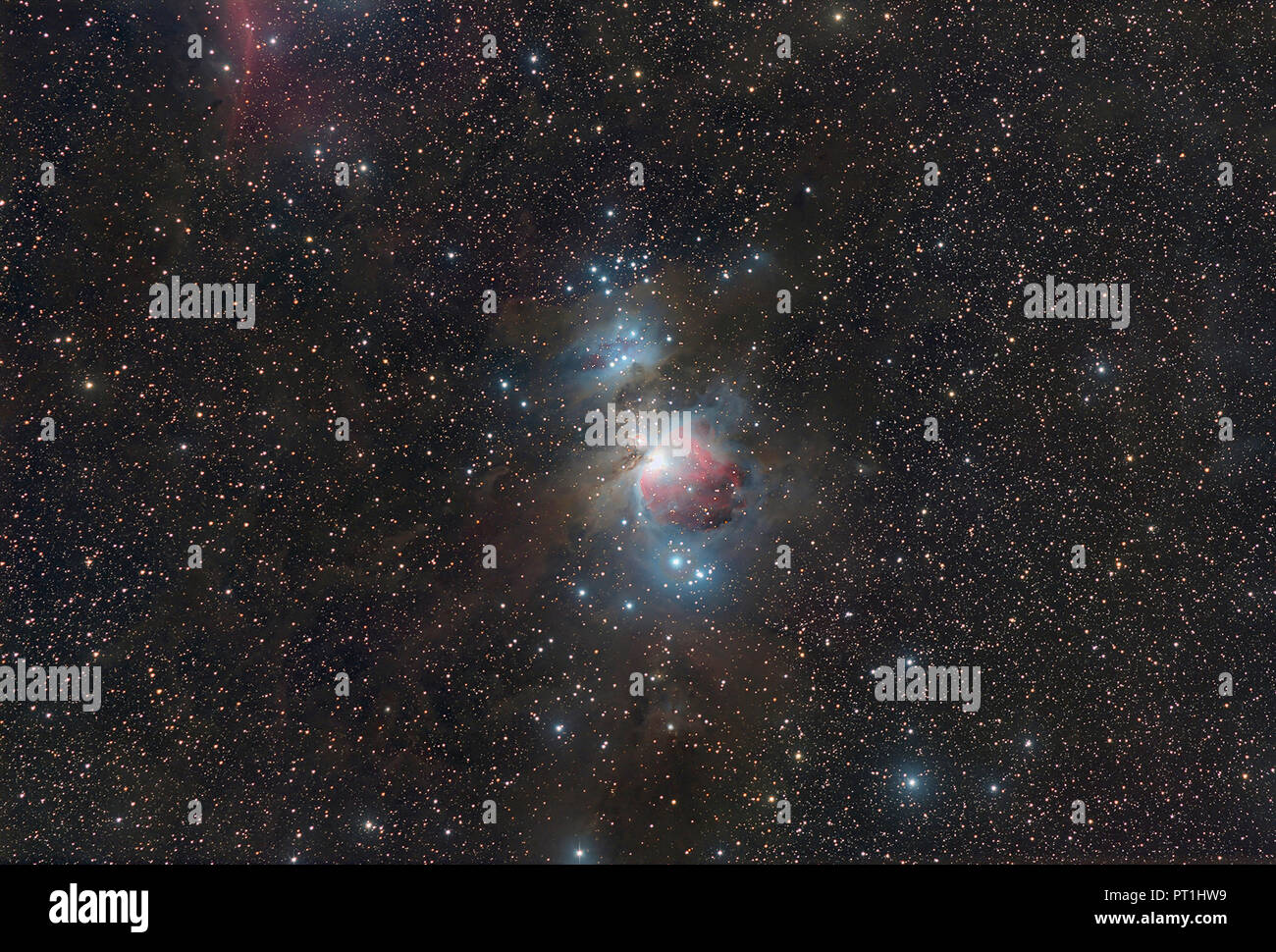 Astrophotography Long Exposure Emission Nebula Messier 42 - 