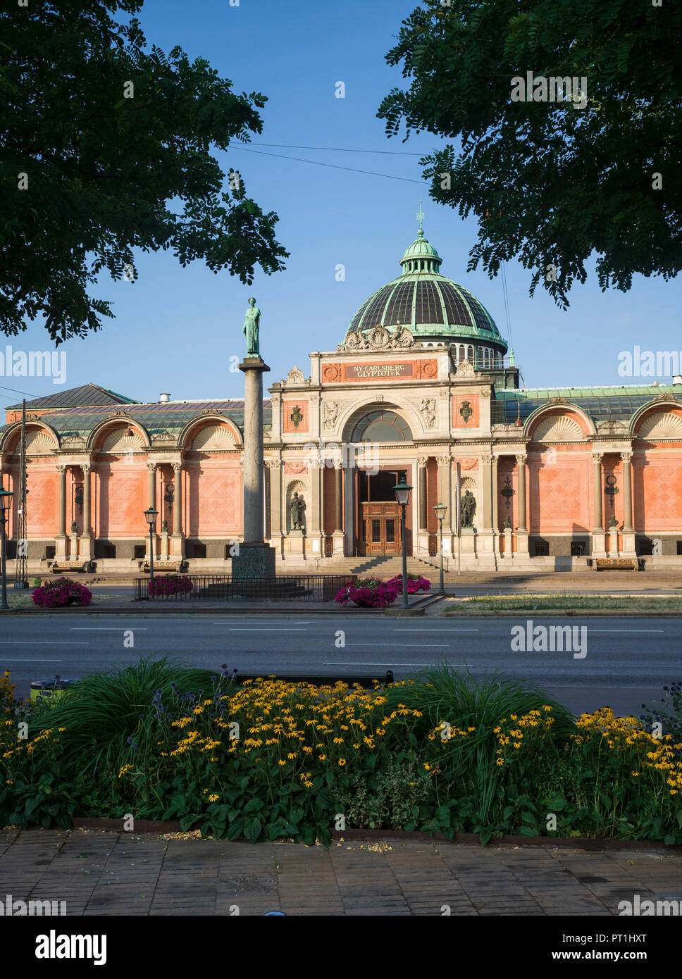 Copenhagen. Denmark. Exterior view of the Ny Carlsberg Glyptotek Museum. Stock Photo