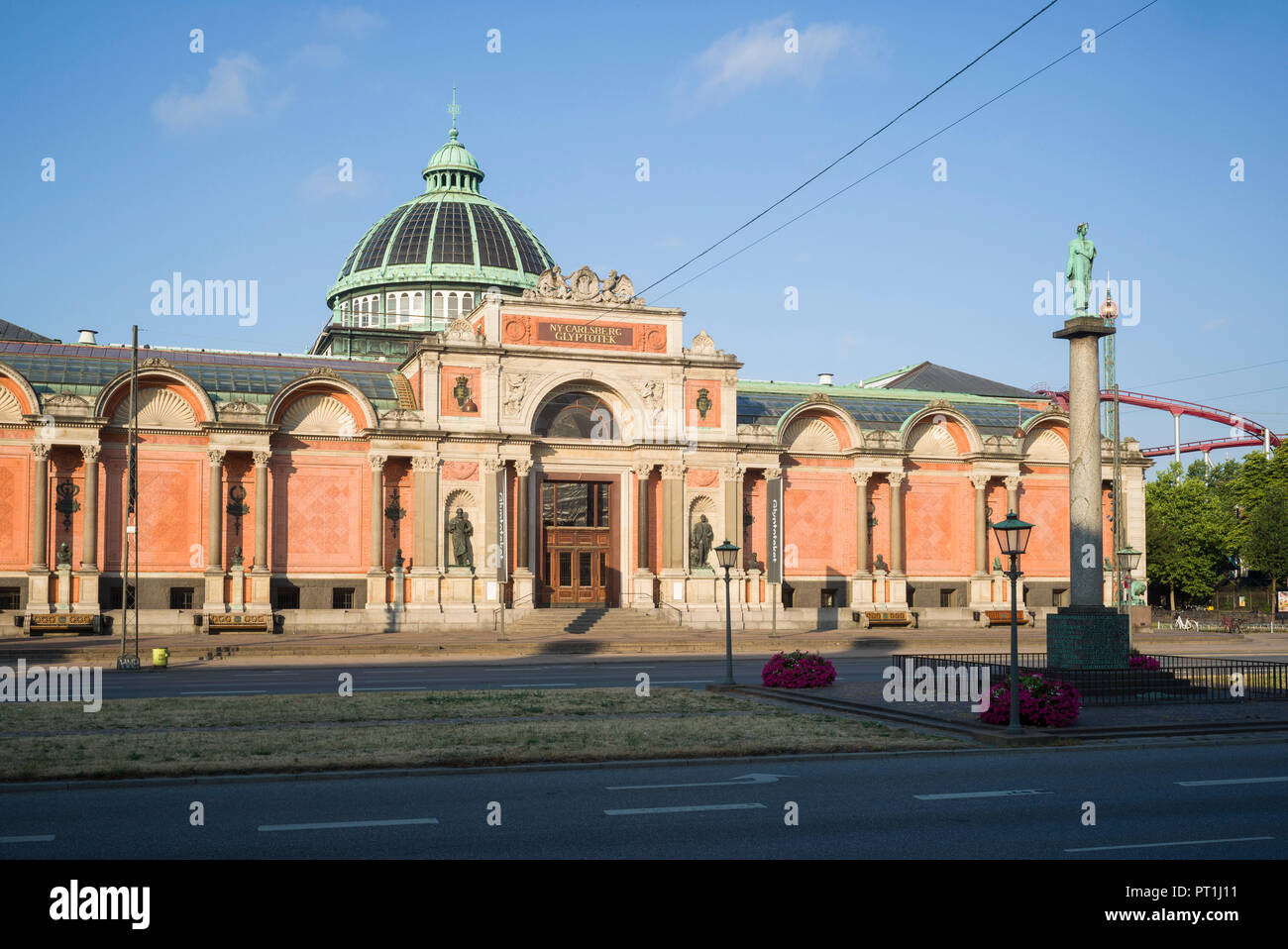 Copenhagen. Denmark. Exterior view of the Ny Carlsberg Glyptotek Museum. Stock Photo