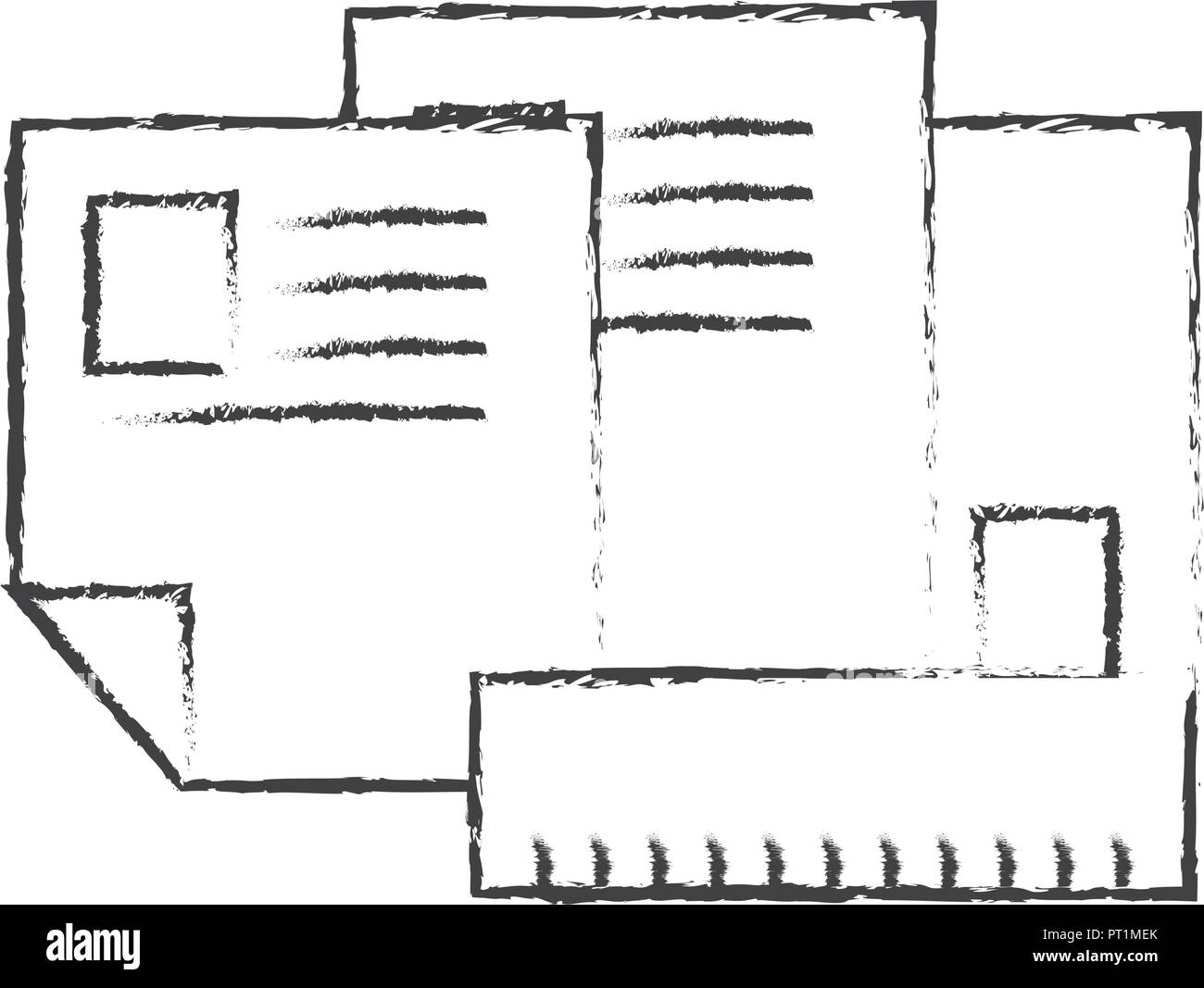 papers sheet empty ruler tools supplies Stock Vector Image & Art - Alamy
