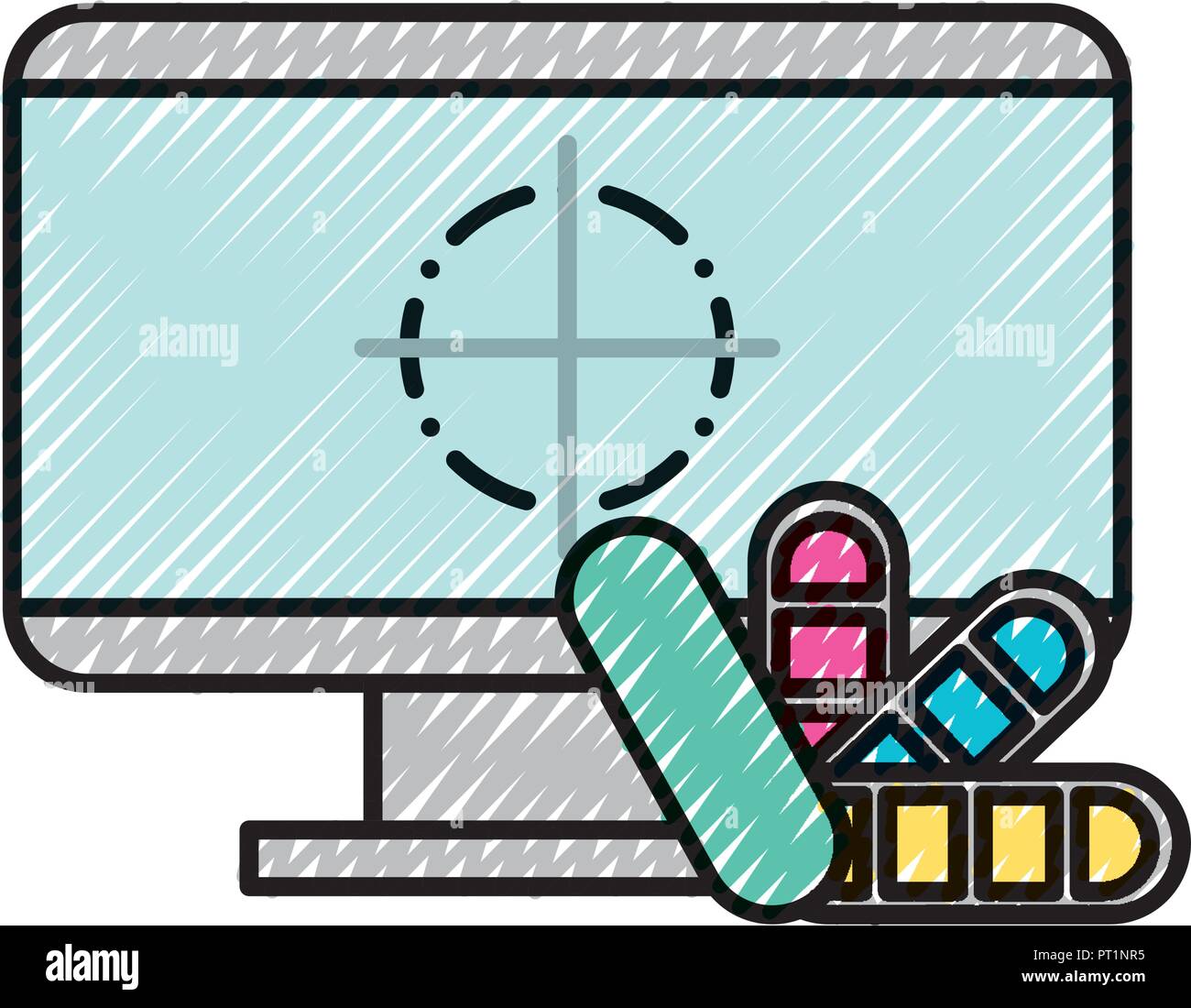 computer color tone program graphic design Stock Vector Image & Art - Alamy