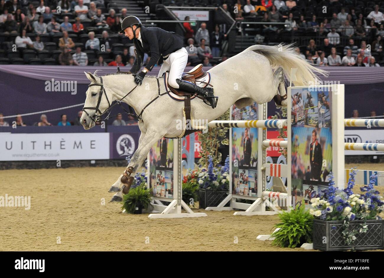 Birmingham, UK. 5th October, 2018. HendrikJan Schuttert (NED) riding