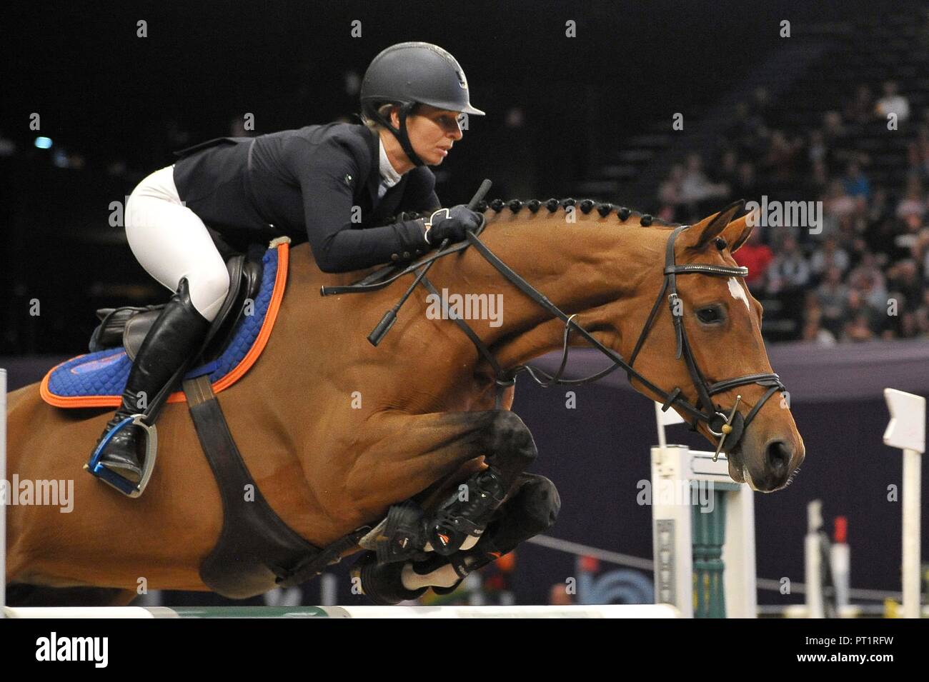 Birmingham, UK. 5th October, 2018. Helen Tredwell (GBR) riding