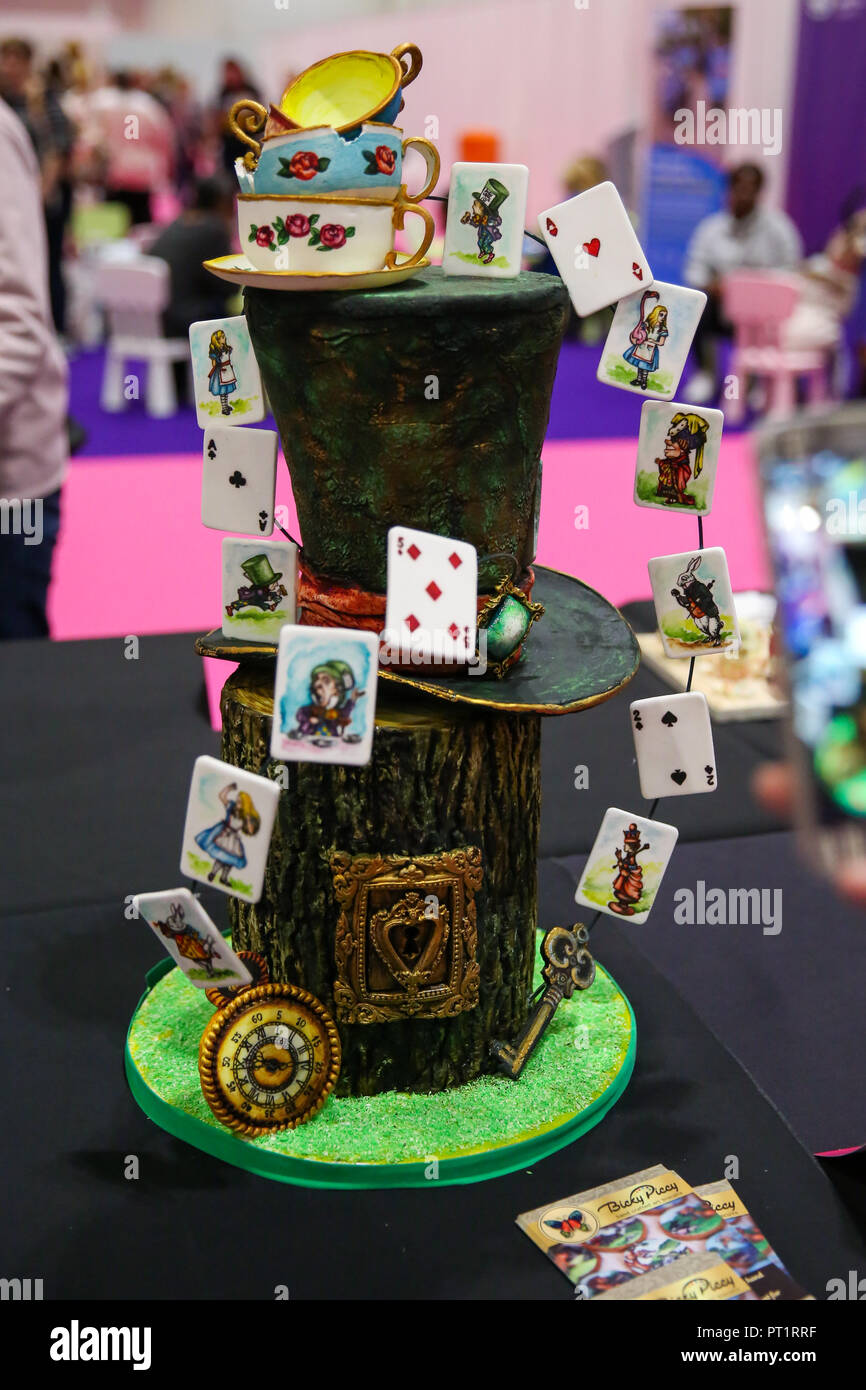 ExCeL London. UK 5 Oct 2018 Kids Birthday Cake Competition cake on