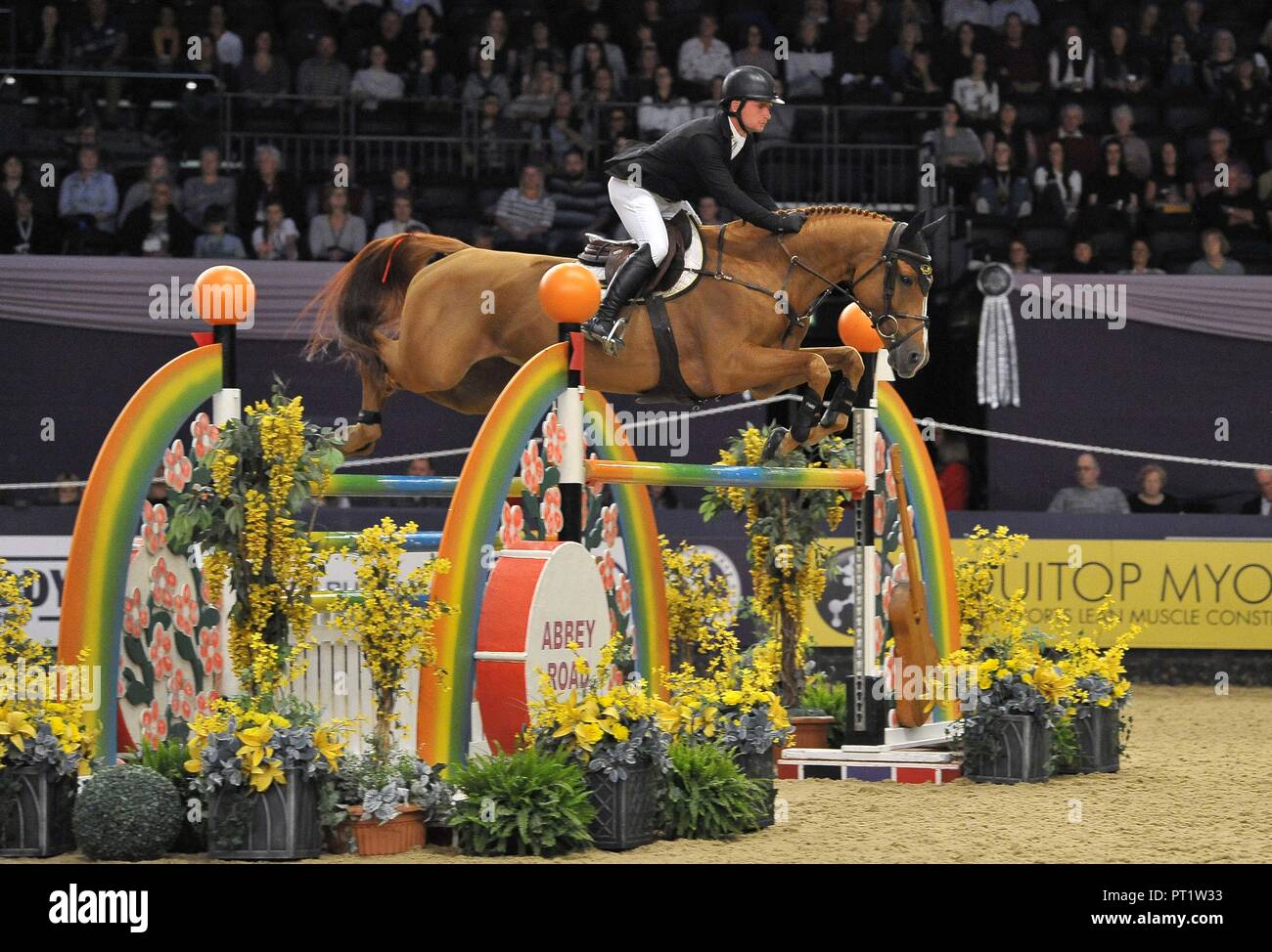 Birmingham, UK. 5th October 2018. Richard Howley (IRL) riding "Electra