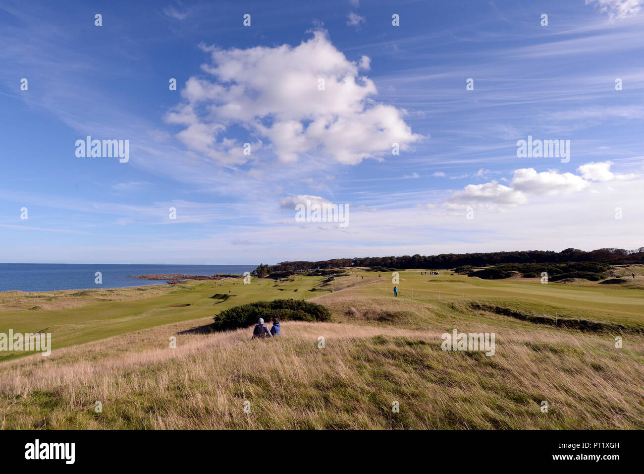 Kingsbarns, Scotland, United Kingdom, 05, October, 2018. Kingsbarns Golf Links during the Dunhill Links Championship. © Ken Jack / Alamy Live News Stock Photo