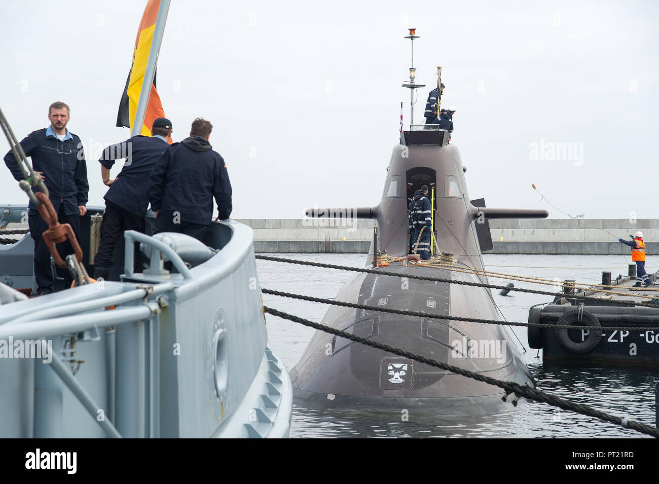 Gdynia Poland 05th Oct 2018 German Type 212a Submarine U 31 S181 Of Deutsche Marine German