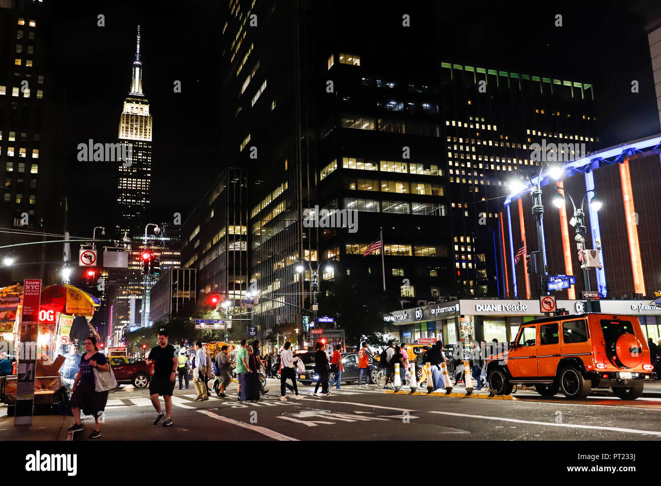 New York, USA. 5 October 2018. View of the Empire State Building on Manhattan Island New York in the United States this Friday, 05. () Credit: Brazil Photo Press/Alamy Live News Stock Photo