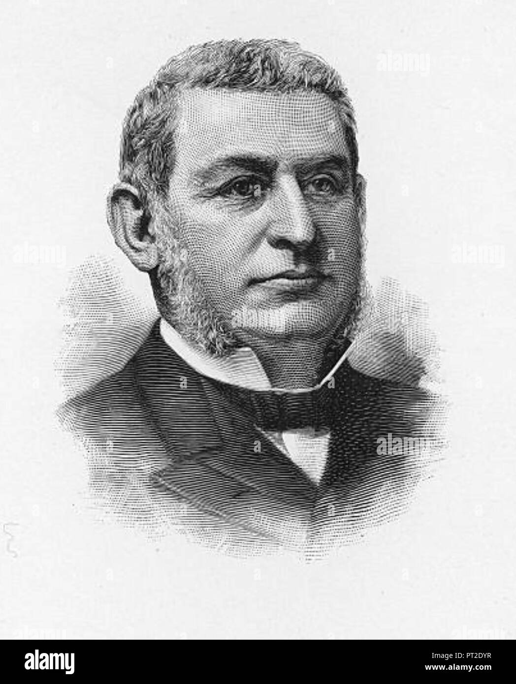JOSEPH SELIGMAN (1819-188)) American banker Stock Photo