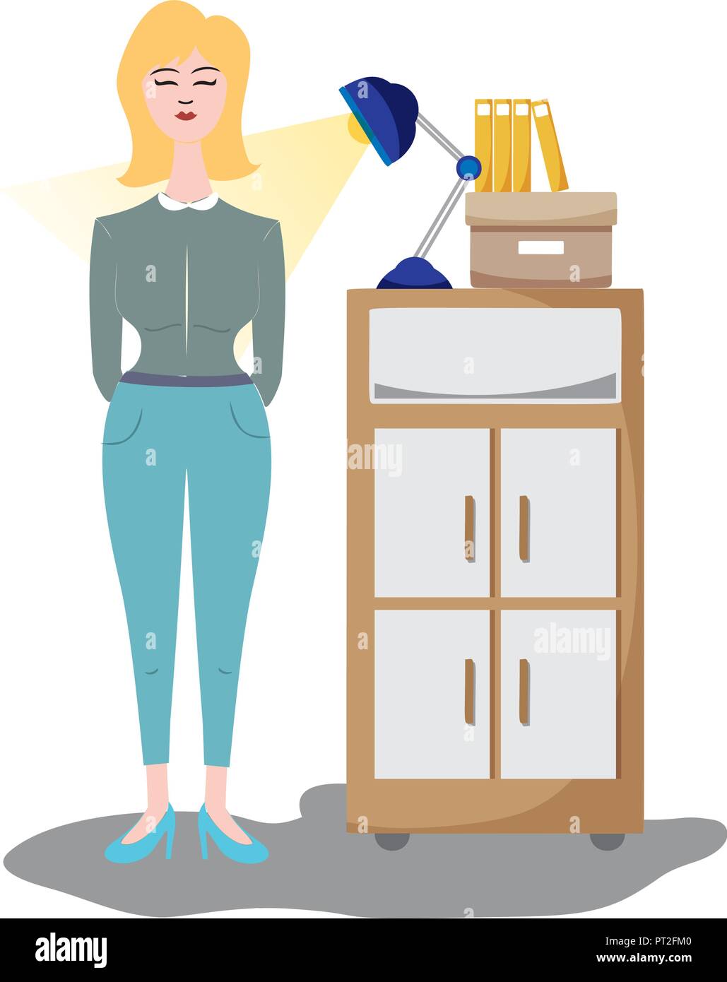 Woman executive worker Stock Vector Image & Art - Alamy