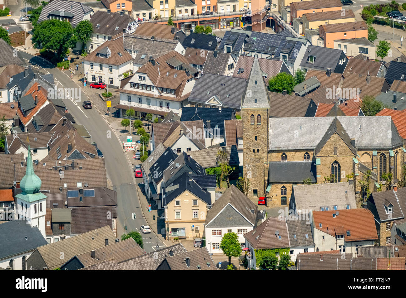 Catholic church St. James, church the Protestant church Breckerfeld ...