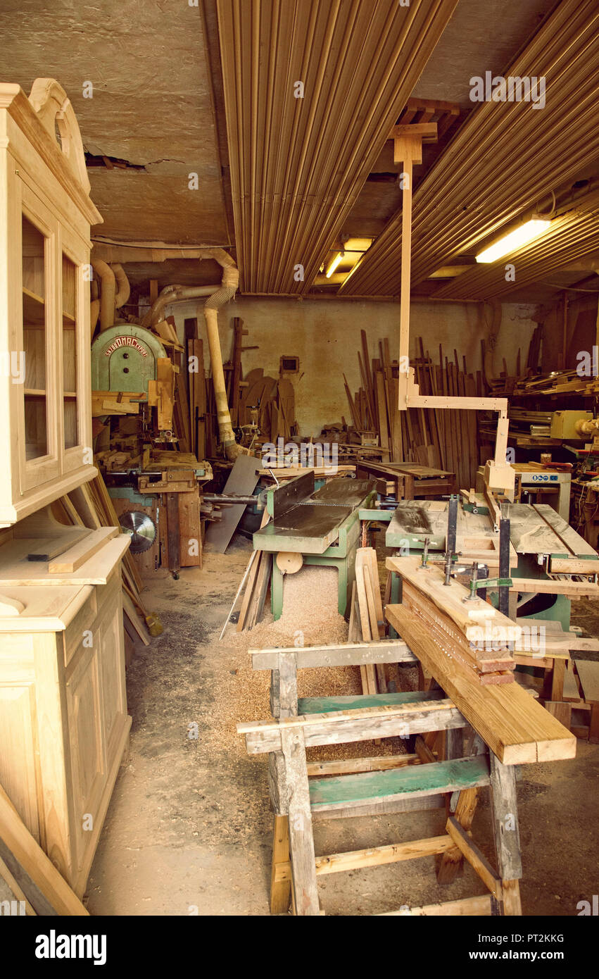 Atelier, workshop, Tuscany, Italy Stock Photo