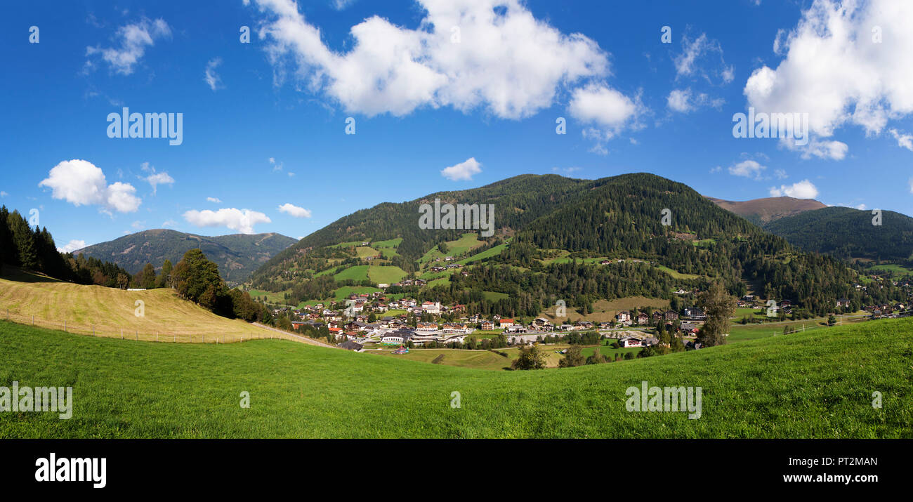 Austria, Carinthia, Bad Kleinkirchheim, health resort, Gurktaler Alps, Nockberge, Stock Photo