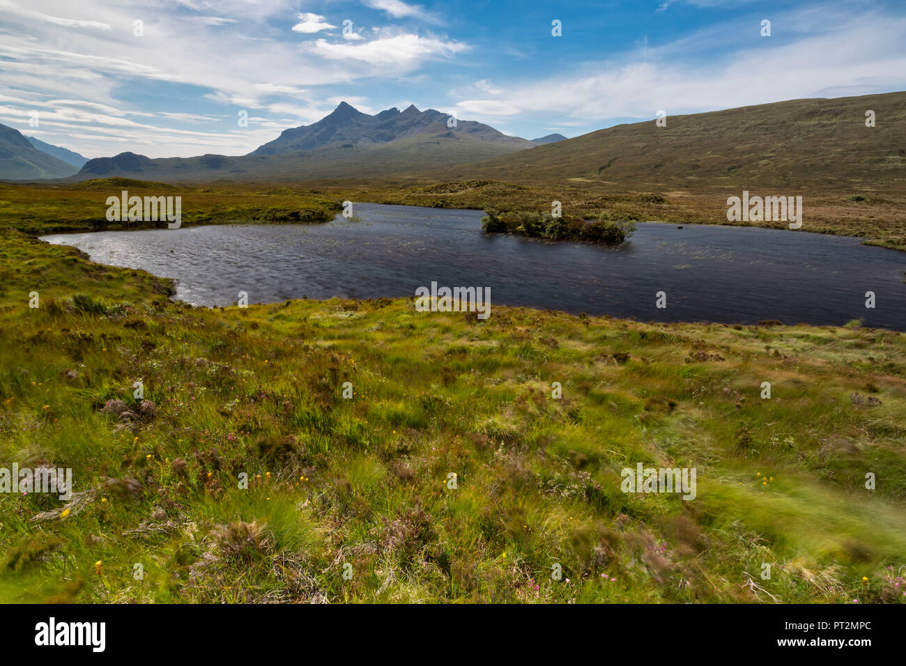 Sgurr nan Gillean, Isle of Skye, Inner Hebrides, Scotland, Europe Stock Photo