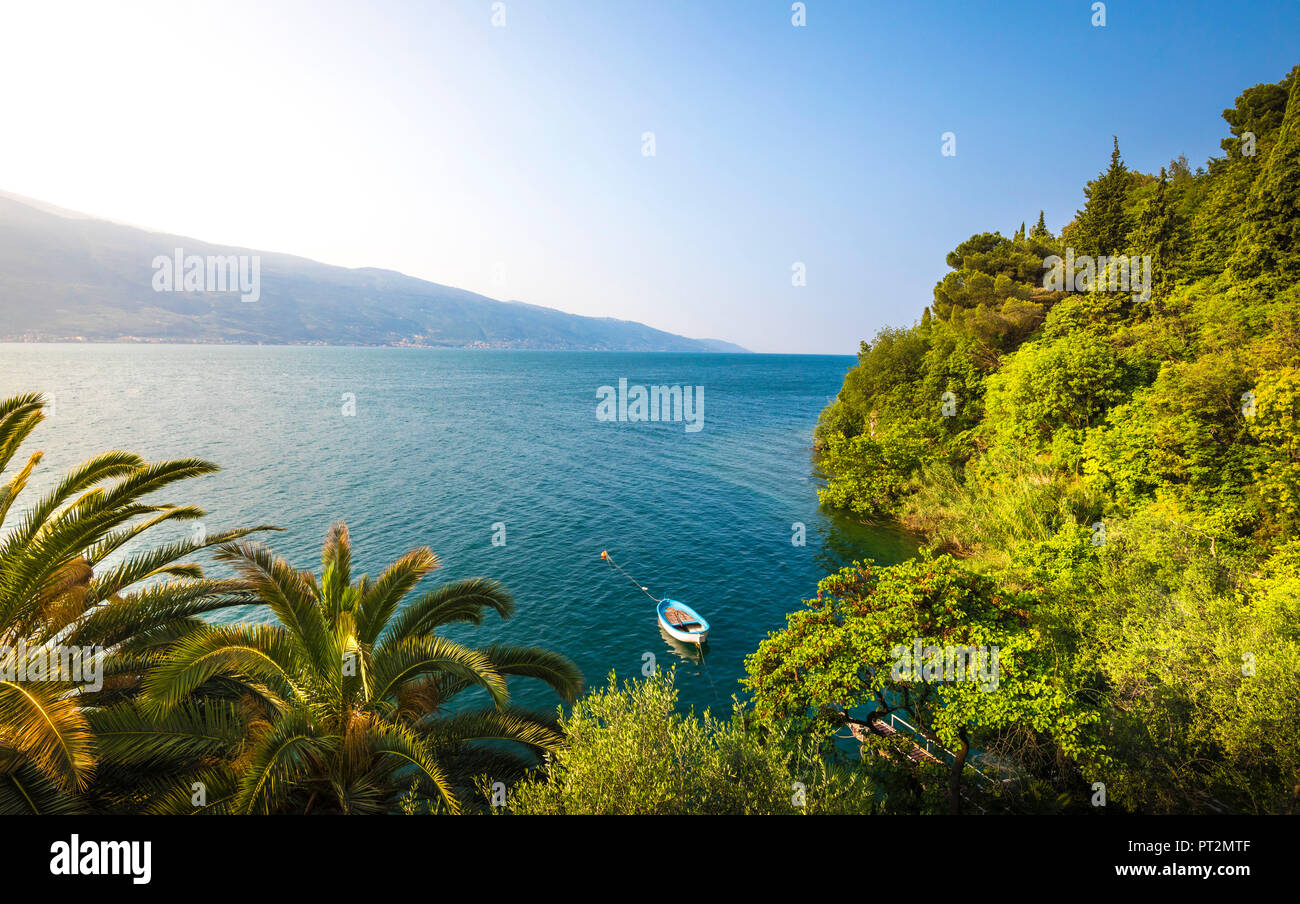 Garda Lake scenery, Brescia district, Lombardia, Italy Stock Photo