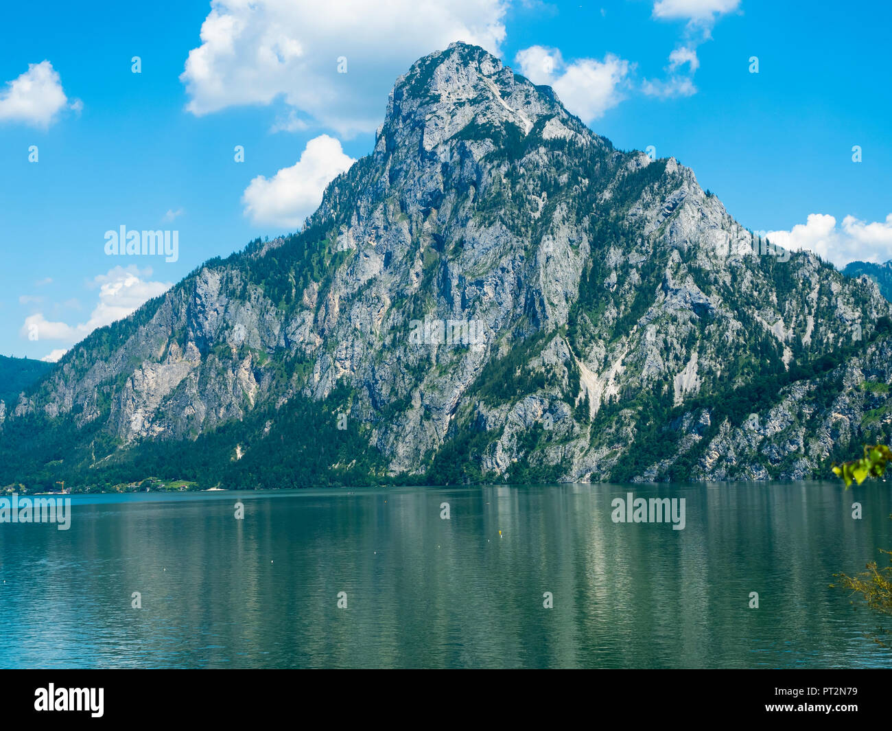 Austria, Salzkammergut, Lake Traunsee Stock Photo