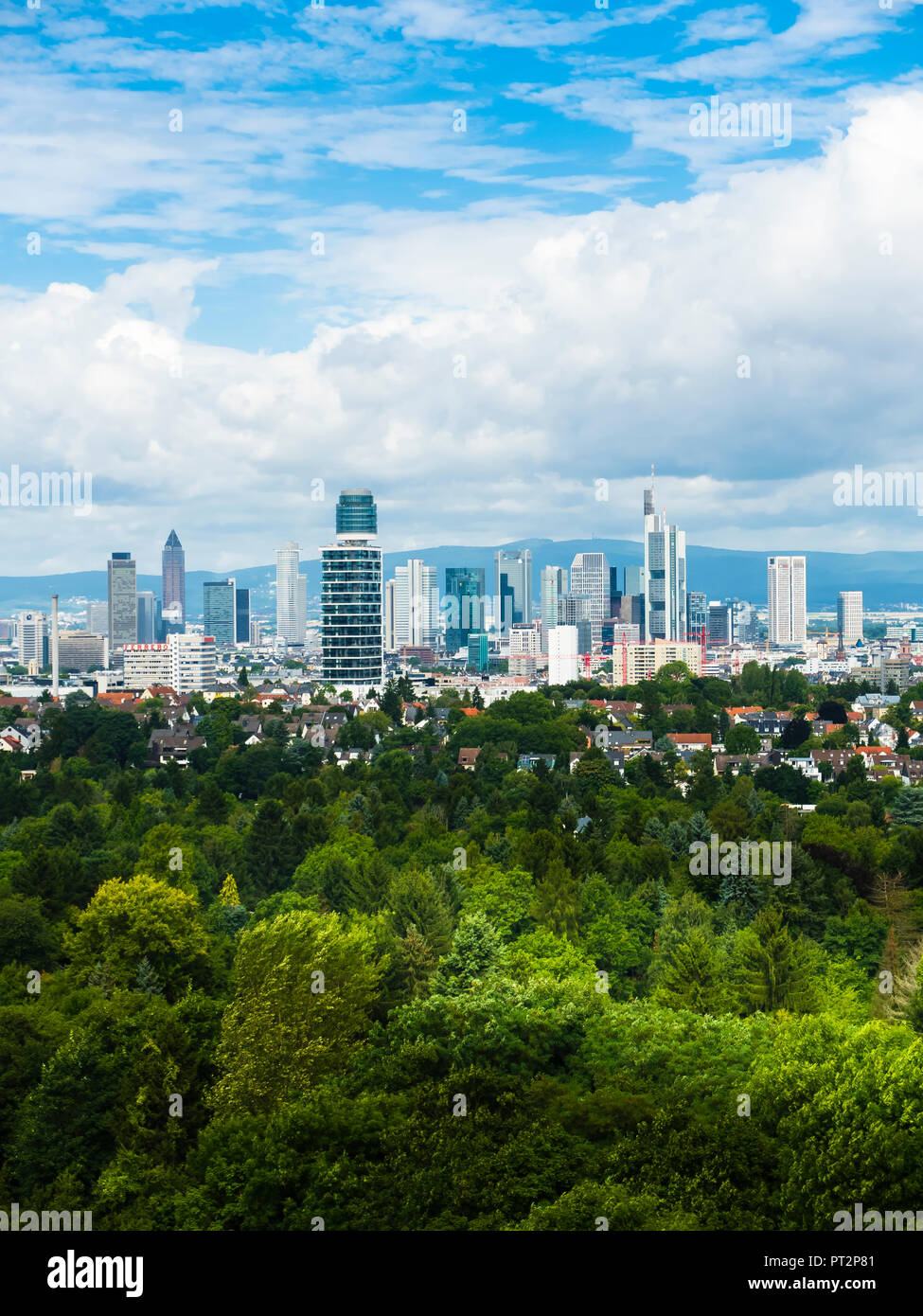 Germany, Frankfurt, skyline Stock Photo