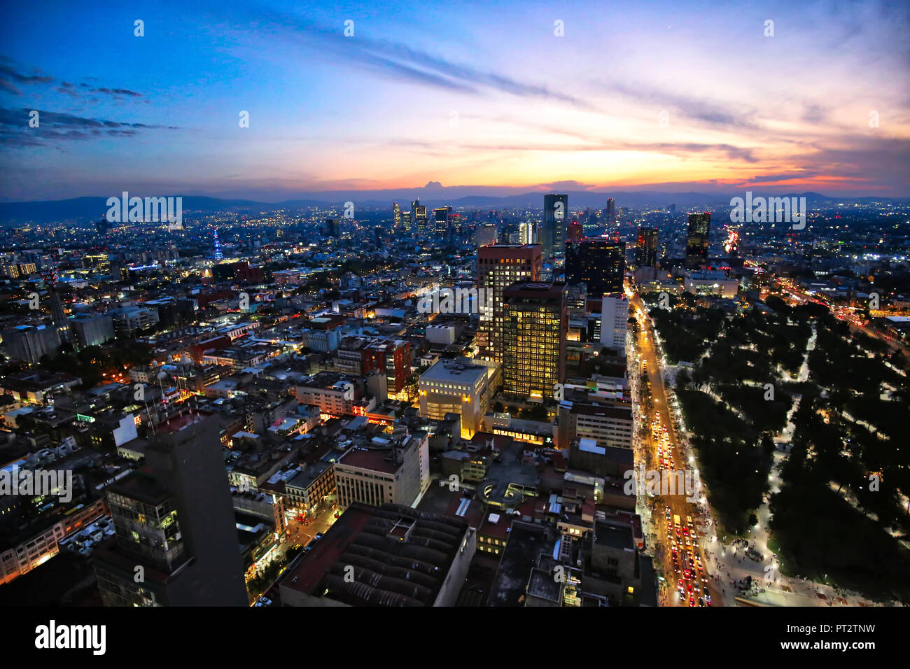 Mexico city skyline hi-res stock photography and images - Alamy