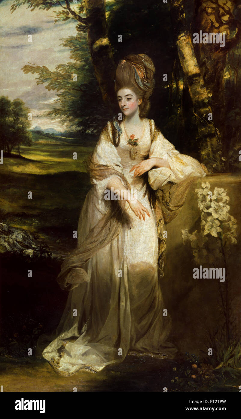 Joshua Reynolds, Lady Bampfylde, Circa 1776 Oil on canvas, Tate Britain, London, England. Stock Photo