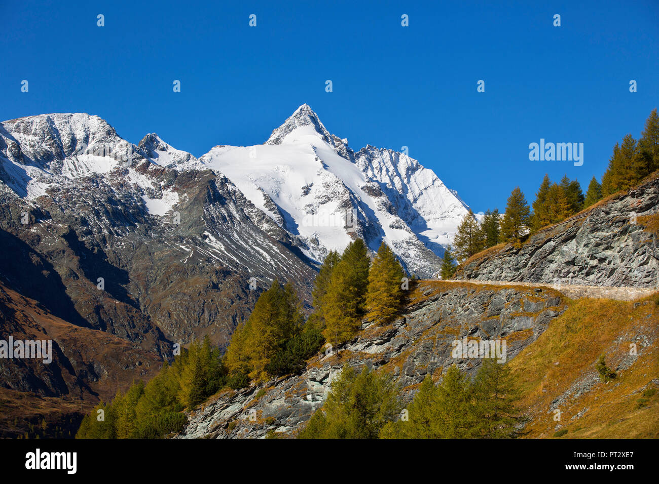 Austria, Carinthia, Grossglockner High Alpine Road, Stock Photo