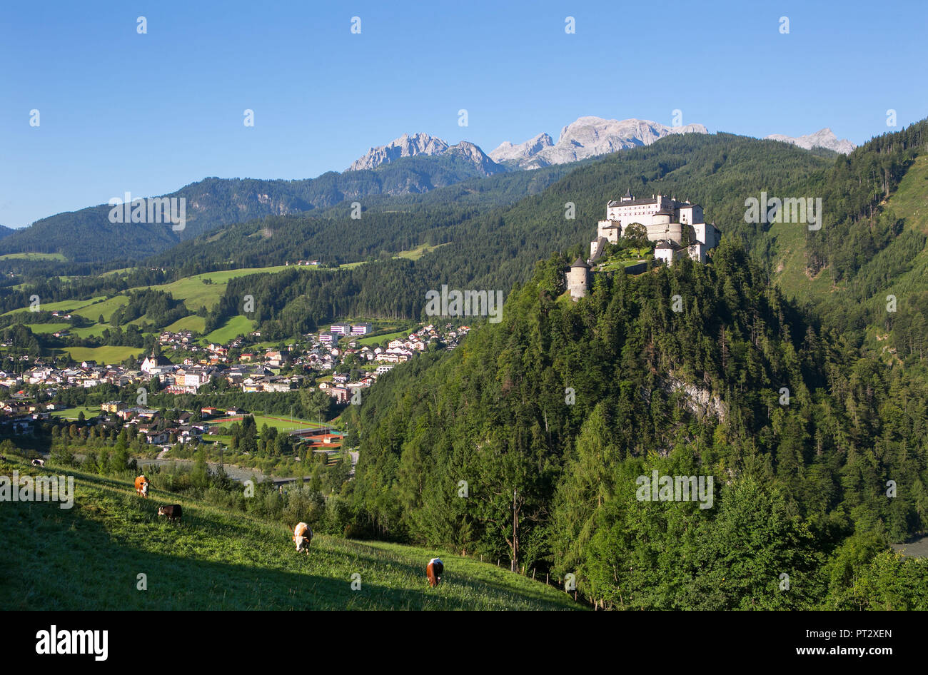 Austria, Salzburg State, Pongau, Werfen, Stock Photo