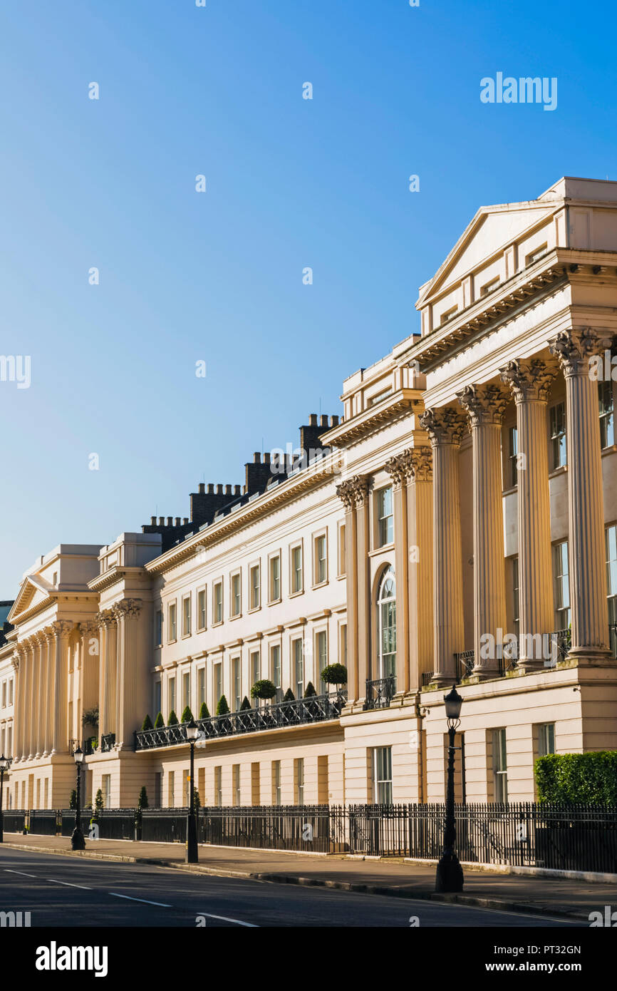 England, London, Westminster, Cornwall Terrace Mansions Stock Photo